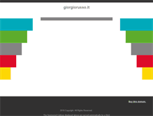 Tablet Screenshot of giorgiorusso.it